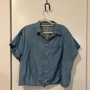 Madewell Light Blue Chambray Shirt
